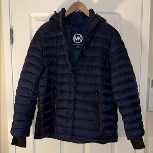 NWOT - Michael Kors Navy Puffer Jacket